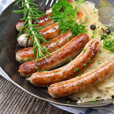 THE BRITISH PANTRY PORK CHIPOLATA SAUSAGE BBQ